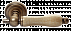 Дверные ручки MORELLI MH-42-CLASSIC OMB/CH Цвет - старая античная бронза/шампань