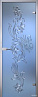 Дверь Орхидея прозрачное б/ц