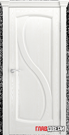 Дверь Linedoor Новый стиль-2 ясень белый тон 38