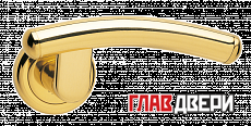 Дверные ручки MORELLI Luxury LUNA OTL Цвет - Золото