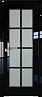 Дверь Profildoors 101L стекло матовое (Черный Люкс)