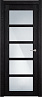 Дверь Status Optima 122 стекло Белое (Венге пепельный)
