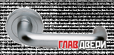 Дверные ручки MORELLI Luxury IRIS CSA Цвет - Матовый хром