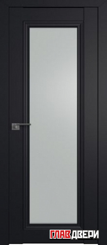 Дверь Profildoors 2.101U стекло матовое (Черный матовый)