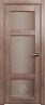 Дверь Status Classic 542 стекло бронза матовое (Дуб капучино)