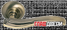 Дверные ручки MORELLI MH-14 MAB/AB МИРАЖ Цвет - Матовая античная бронза/античная бронза
