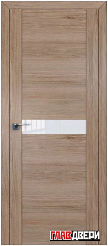 Дверь Profildoors 2.05XN стекло Белый лак (Салинас Светлый)