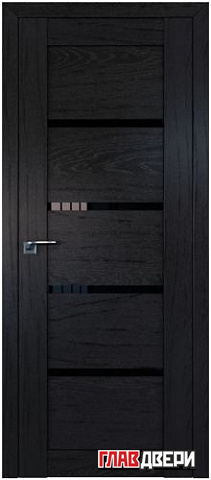 Дверь Profildoors 2.09XN Черный триплекс (Дарк Браун)
