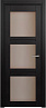 Дверь Status Elegant 146 стекло Сатинато бронза (Дуб чёрный)