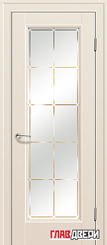 Дверь Profildoors 92U стекло Гравировка 10 (Магнолия Сатинат)