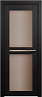 Дверь Status Elegant 143 стекло Сатинато бронза (Дуб чёрный)