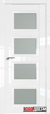 Дверь Profildoors 2.107L стекло матовое (Белый Люкс)