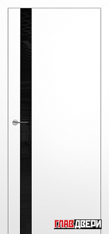 K2 Матовый белый стекло черное