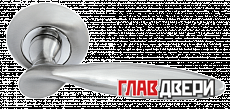 Дверные ручки MORELLI MH-09 SN КУПОЛ Цвет - Белый никель