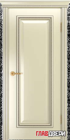Дверь Linedoor Валенсия эмаль бисквит серебро Б006