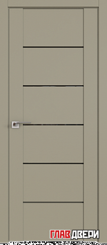 Дверь Profildoors 99U Черный триплекс (Шеллгрей)