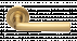 Дверные ручки MORELLI Luxury IDRO OSA Цвет - Матовое золото