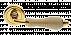 Дверные ручки MORELLI Luxury CERAMICA OTL/ANT с керамической вставкой Цвет - Золото/Керамика античная