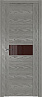 Дверь Profildoors 2.05N стекло Коричневый лак (Дуб Sky Denim)