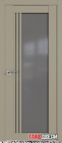 Дверь Profildoors 2.51U стекло Графит (Шеллгрей)