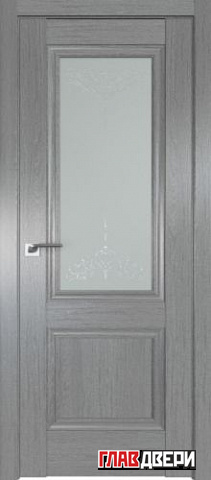 Дверь Profildoors 2.37XN стекло Франческо кристалл (Грувд Серый)