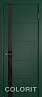 Дверь Colorit К4 ДО (Зеленая эмаль)