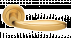 Дверные ручки MORELLI Luxury BUD OSA Цвет - Матовое золото