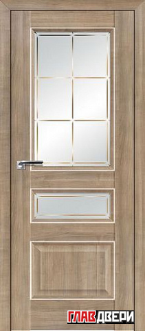 Дверь Profildoors 94XN стекло Гравировка 1 (Салинас Светлый)