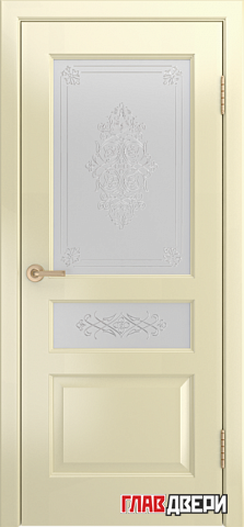Дверь Linedoor Калина-К эмаль бисквит дамаск