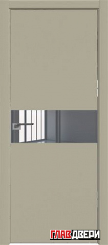 Дверь Profildoors 4E стекло Зеркало (матовая кромка) (Шеллгрей)