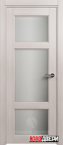 Дверь Status Classic 542 стекло белое матовое (Ясень)