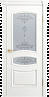 Дверь Linedoor Алина ясень белый тон 38 со стеклом шарм св