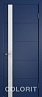 Дверь Colorit К4 ДО (Синяя эмаль)