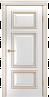 Дверь Linedoor Афина эмаль белая золото Б006