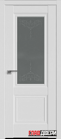 Дверь Profildoors 2.37U стекло Франческо кристалл (Аляска)