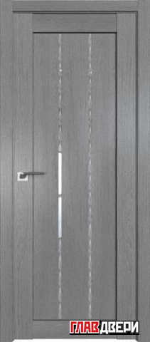 Дверь Profildoors 49XN стекло Дождь белый (Грувд Серый)