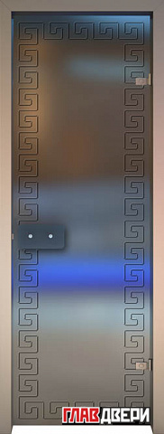 Дверь для хамам (серое матовое)