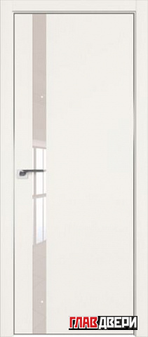 Дверь Profildoors 6E стекло Перламутровый лак (матовая кромка) (ДаркВайт)