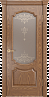 Дверь Linedoor Богема дуб тон 45 со стеклом шарм