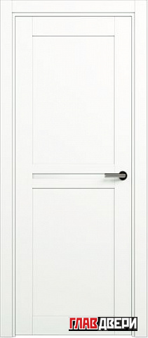 Дверь Status Elegant 142 стекло Триплекс белый (эмаль) (RAL 9003)