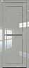 Дверь Profildoors 2.43L стекло Графит (Галька Люкс)