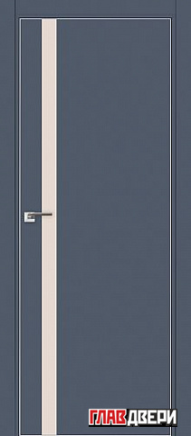 Дверь Profildoors 6E ABS стекло Перламутровый лак (Антрацит)