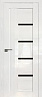 Дверь Profildoors 2.08STP Триплекс черный (Pine White glossy)