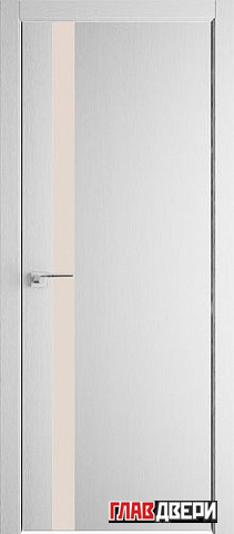 Дверь Profildoors 6ZN стекло Перламутровый лак (матовая кромка) (Монблан)