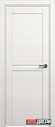Дверь Status Elegant 142 стекло Триплекс белый (Дуб белый)