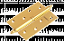 Петля MORELLI стальная разъемная с короной  MS 100X70X2.5 R PG Цвет - Золото