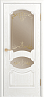 Дверь Linedoor Богема ясень белый тон 38 со стеклом элегия