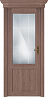 Дверь Status Classic 521 стекло Английская решетка (Дуб капучино)