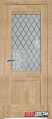 Дверь Profildoors 2XN стекло Ромб (Каштан Натуральный)