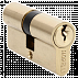 Ключевой цилиндр MORELLI ключ/ключ (50 мм) 50C PG Цвет - Золото
